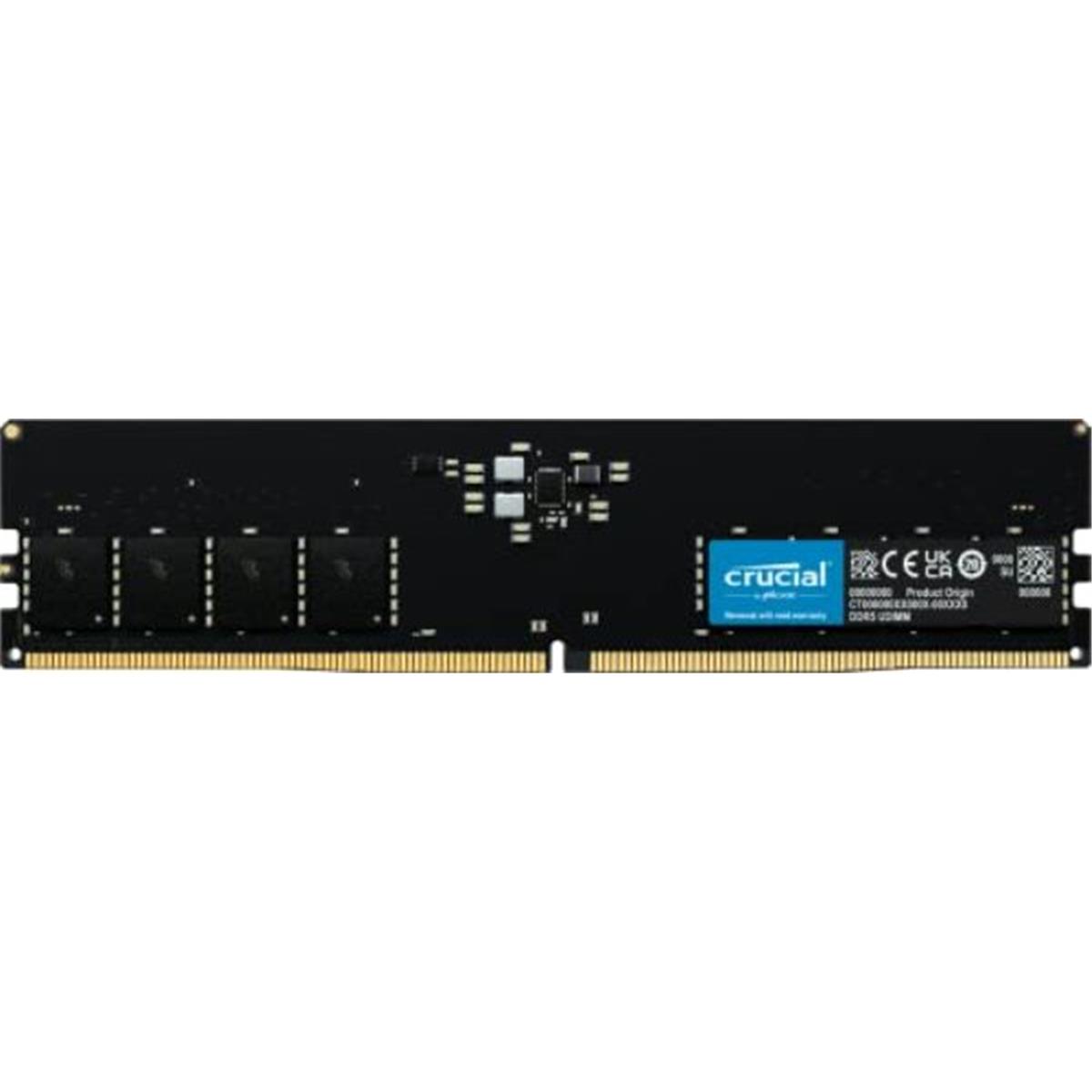 Picture of Crucial CT16G52C42U5 16GB DDR5 5200Mhz Desktop Memory