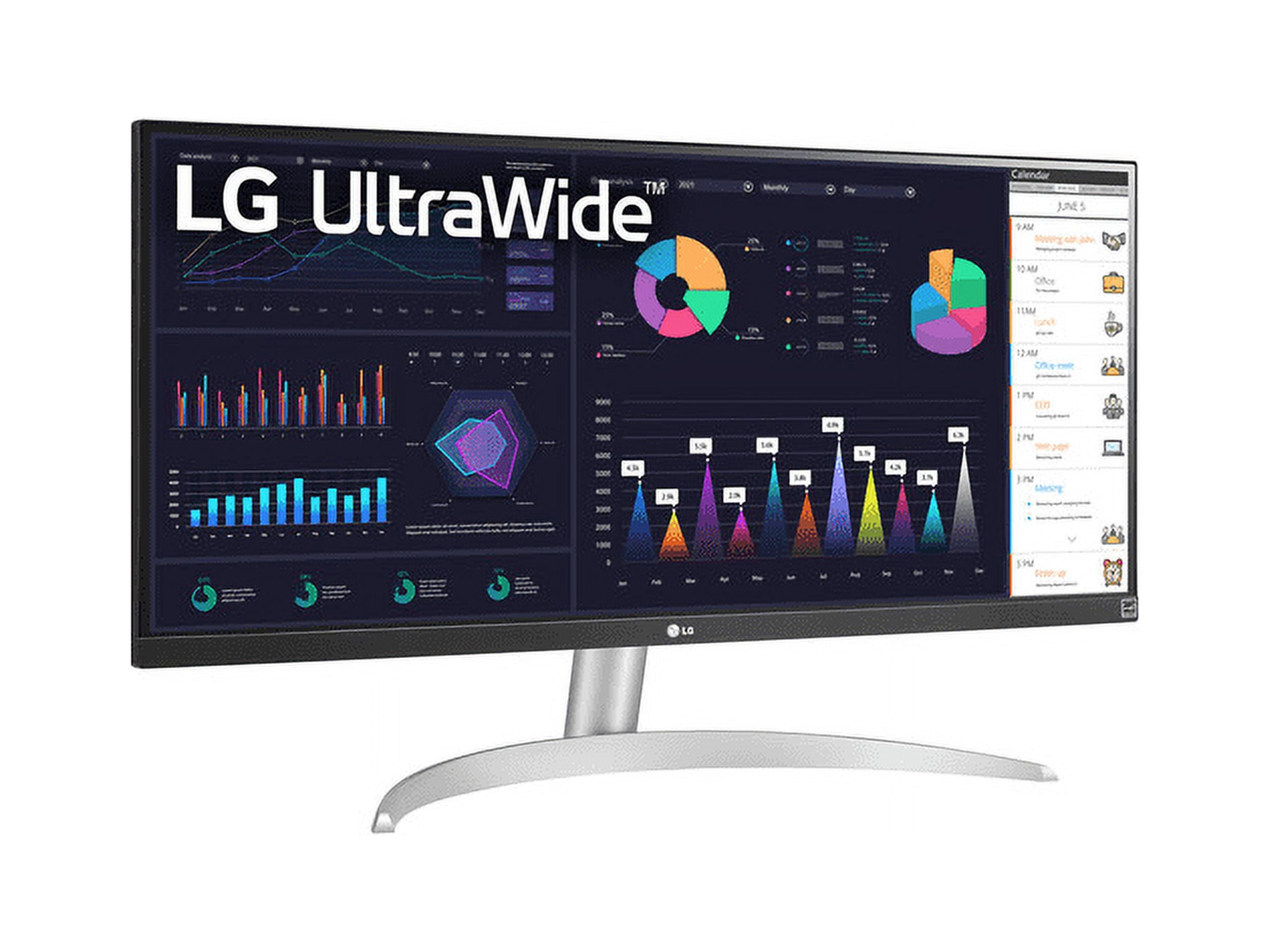 Picture of LG Electronics 29BQ650-W 29 in. LED IPS 2560x1080 21-9 1000-1 HDMI DP USB-C SPK Free Sync Monitor