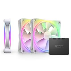 Picture of NZXT RF-D12TF-W1 F120 RGB Duo 3 x 120 mm Fan FDB 4-pin PWM Cooling Fan, White