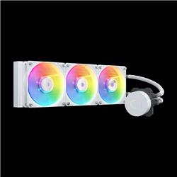 Picture of Cooler Master MLW-D36M-A18PW-RW 120 mm ML360L ARGB V2 Liquid Water Cooler, White