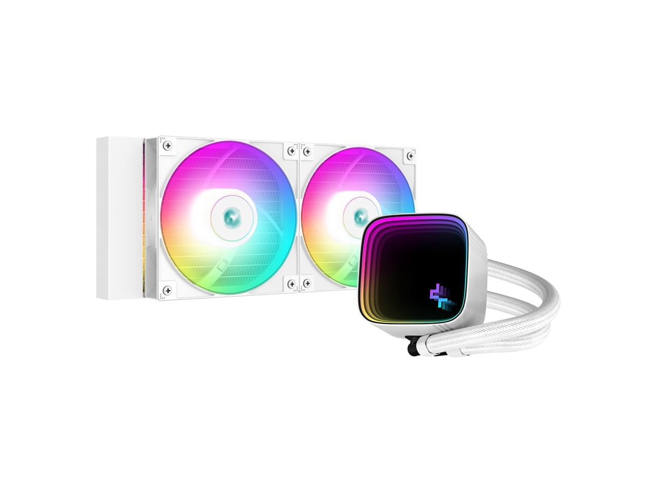 Picture of Deep Cool R-LS520-WHAMMM-G-1 240 mm Fan LS520 SE Aio Liquid CPU Cooler, White