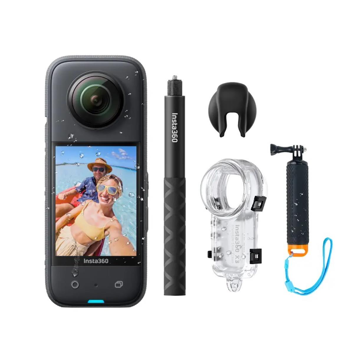 Picture of Insta360 CINSAAQW X3 Pocket 360 Action Camera Invisible Dive Kit