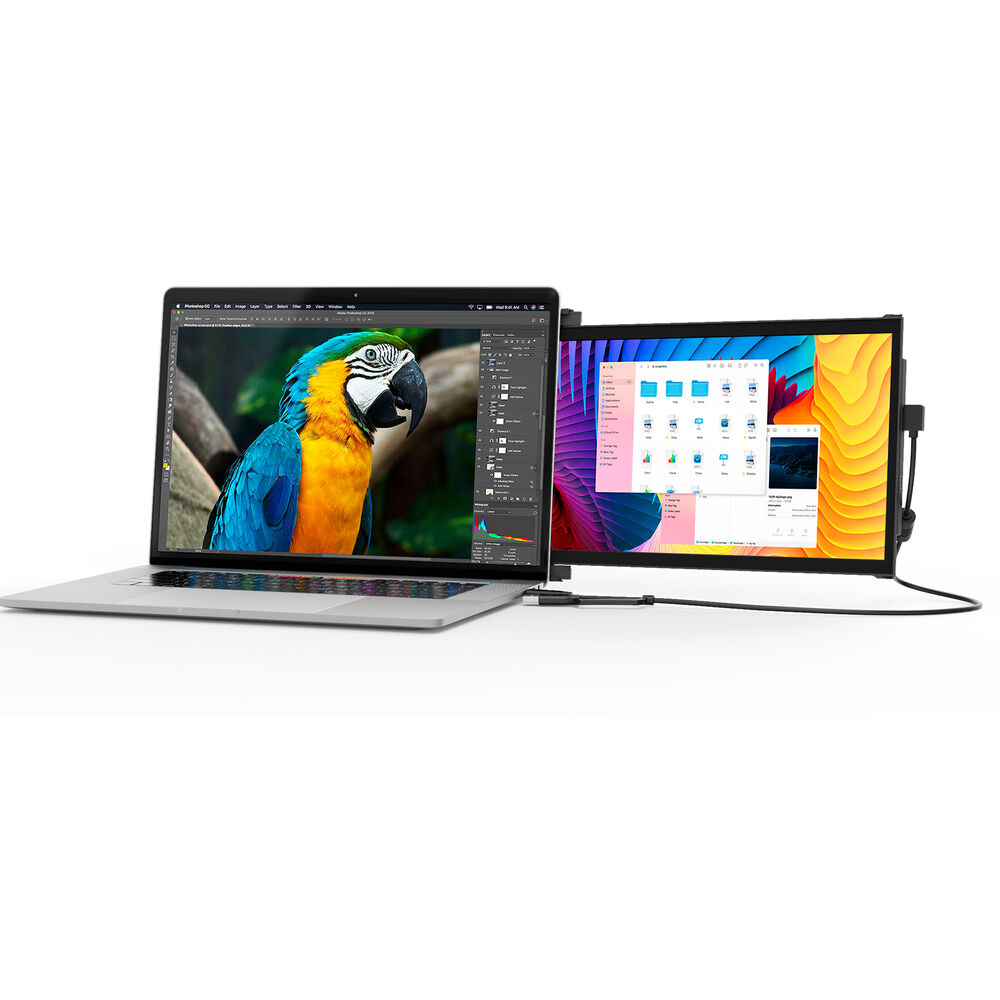 13.3 in. MN Duex Plus DS IPS LCD Portable IPS Laptop Monitor