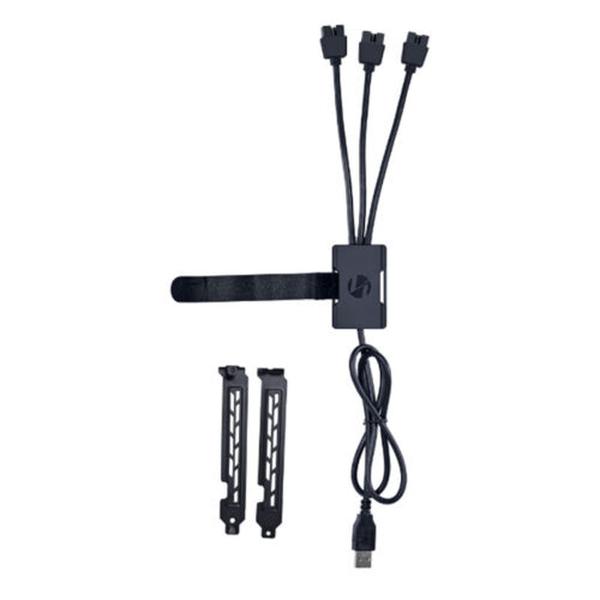 Accessory USB2.0 1 to 3 Port - Type A Male Port, Black