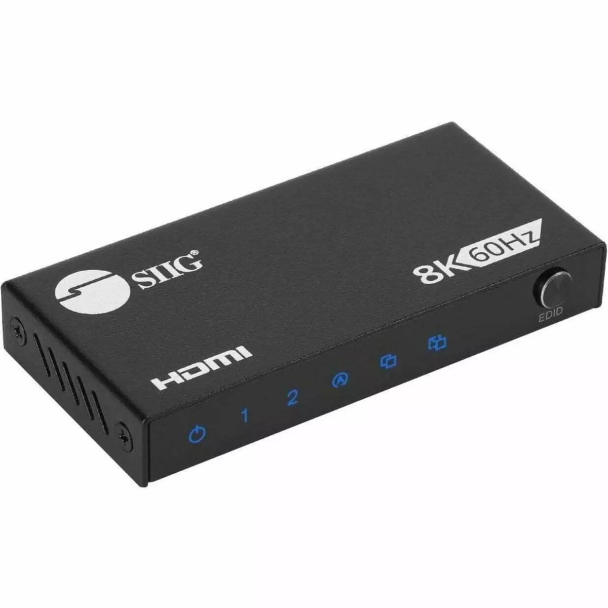 Picture of Siig CE-H27N11-S1 1X2 8K60Hz HDMI Splitter with VRR ALLM Brown Box