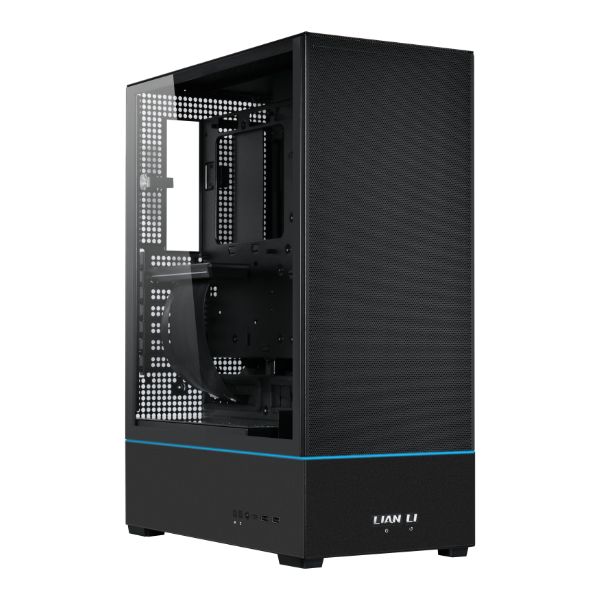 Lian-LI SUP01X Tempered Glass Steel ATX Mid Tower ATX Computer Case, Black