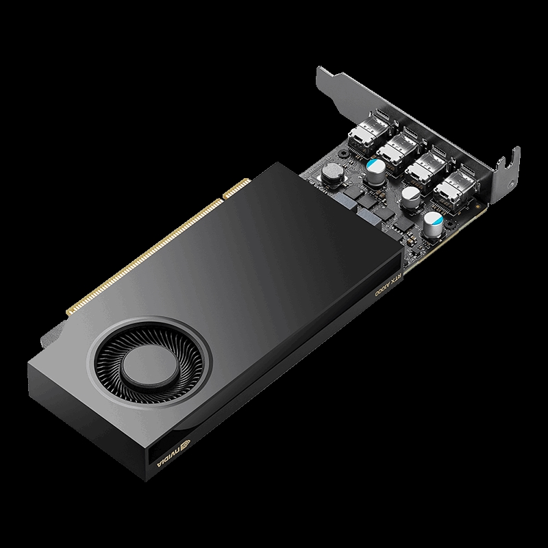 PNY Technology VCNRTXA1000ATX-PB VCX NVIDIA RTX A1000 8GB GDDR6 Professional Graphics Cards