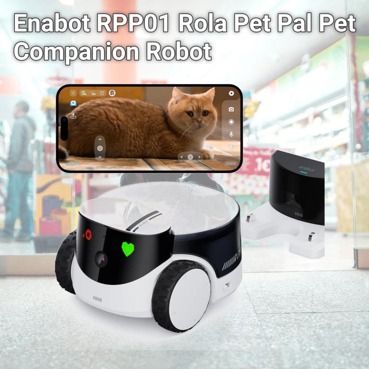 Picture of Enabot RPP01 Rola Pet Pal Pet Companion Robot