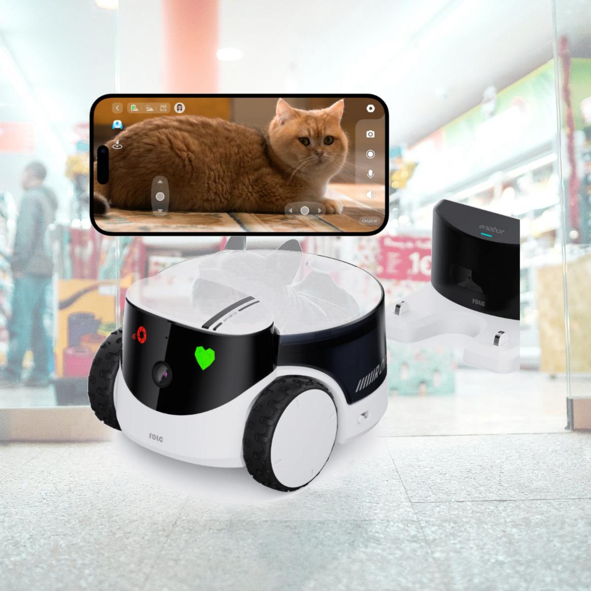 Picture of Enabot RPP01 Rola Pet Pal Pet Companion Robot