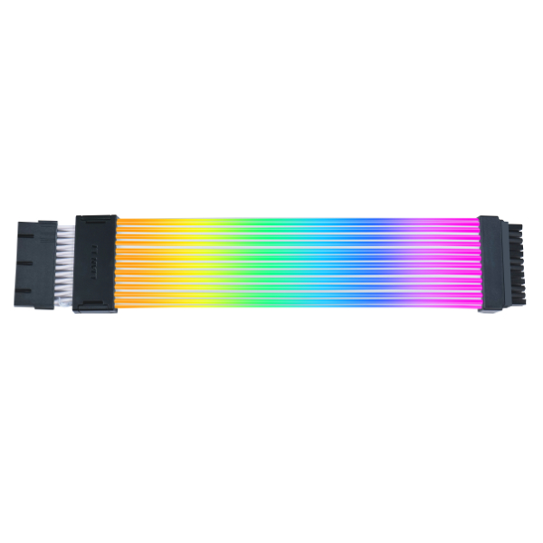 Lian Li Strimer Wireless 16-Pin GPU RGB Power Extension Cable, 2.4GHz Wireless Lighting Control, 370mm (14.56 in) 8 Light Guides, Controller...