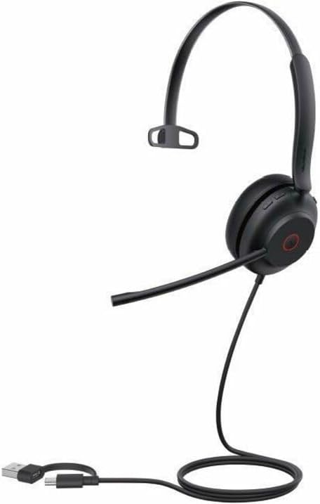 Picture of Yealink 1308166 Mono UC USB-C A Professional Wired Headset&#44; Black