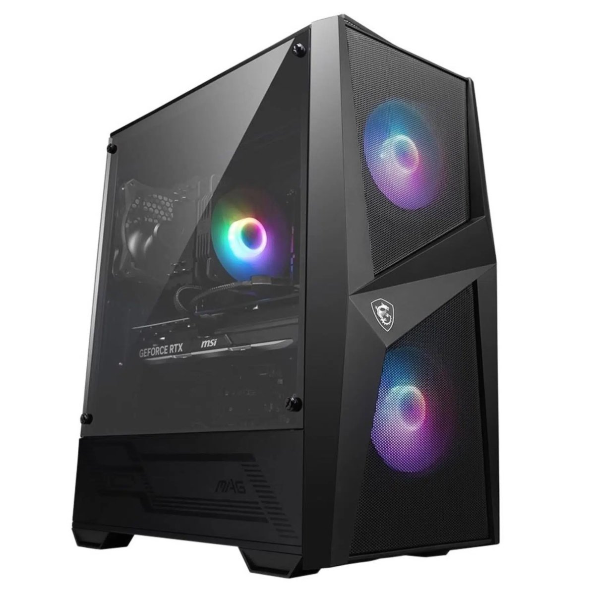 Picture of MSI CODR2C13NUC5287 Ci5-13400F 16GB 1TB RTX4060 Window 11 Home Gaming Desktop Computer - Black
