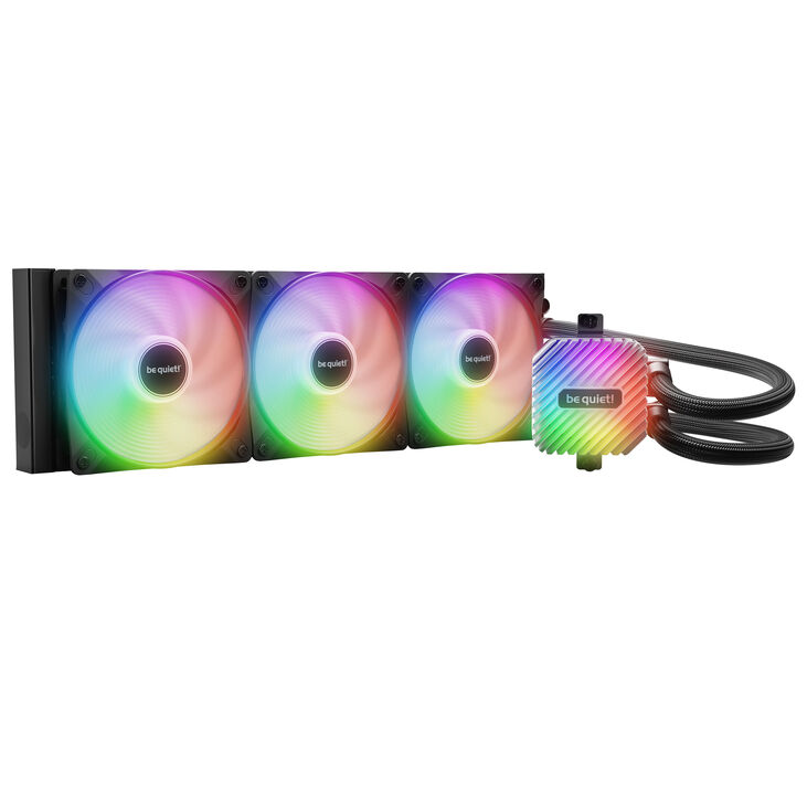 BW022 360 mm Light Loop All-in-One Water Cooling Fan, ARGB - Black
