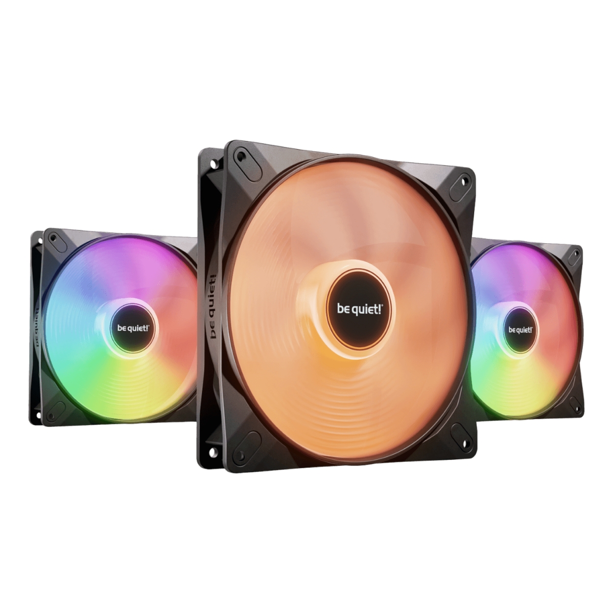 BL127 140 mm PWM Light Wings LX Triple-Pack Fan, Black