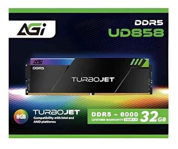 Picture of AGI AGI6IPC16UD858 32 GB DDR5 6400 MHz UDIMM Memory RAM Module