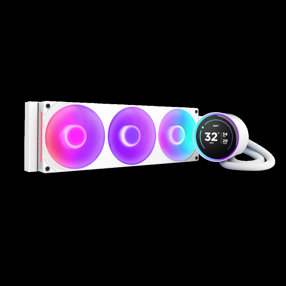 Picture of NZXT RL-KR36E-W2 360 mm Kraken Elite RGB 360 AIO Liquid Cooler&#44; White