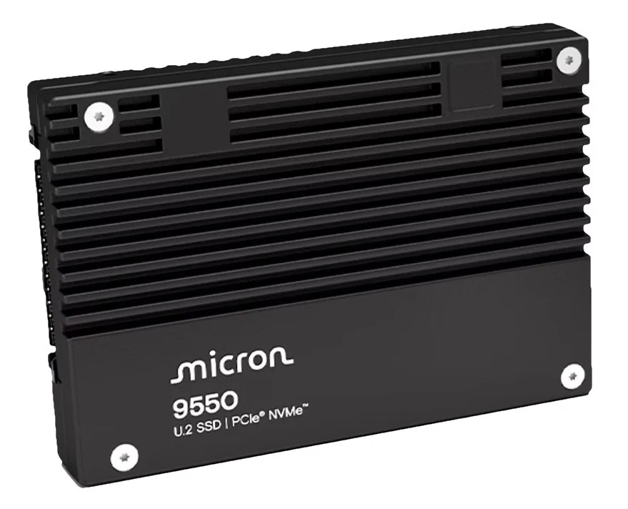 Picture of Micron MTFDLAL6T4THB-1BK1DABYYR 6.4TB 9550 MAX NV Me U.2 15 mm Enterprise SSD