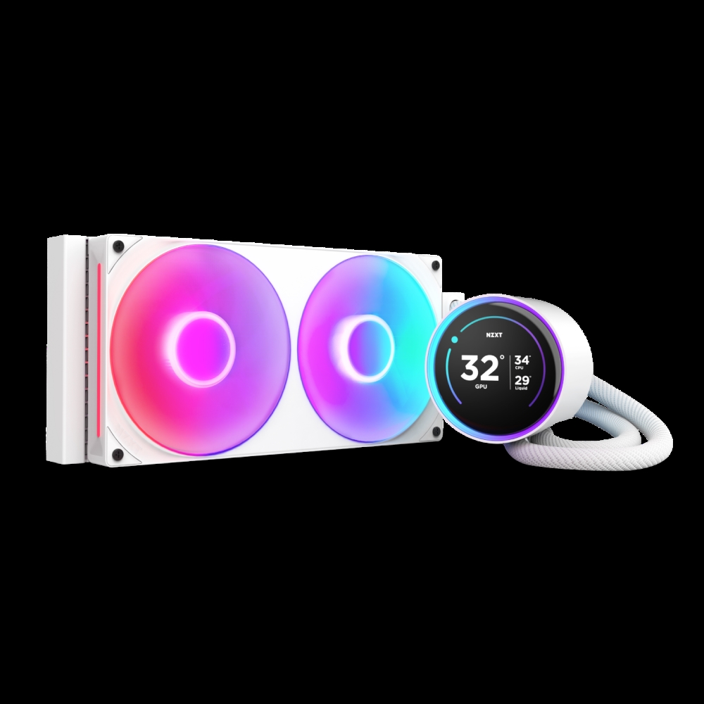 Picture of NZXT RL-KR28E-W2 280 mm Kraken Elite RGB 280 AIO Liquid Cooler&#44; White
