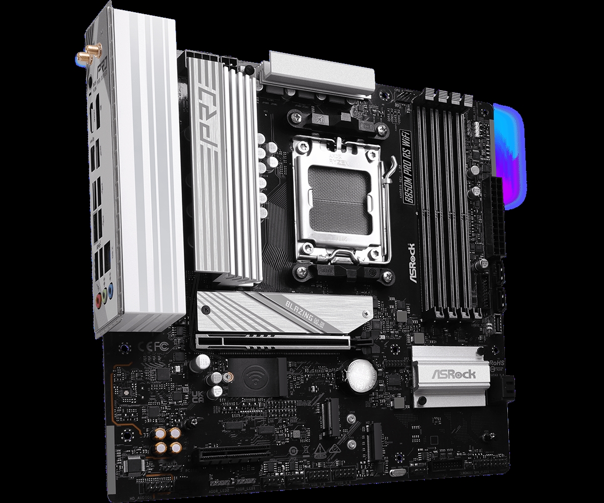 Picture of ASRock B850M PRO RS MB B850M Pro RS AMD B850 AM5 256GB DDR5 Micro ATX Motherboard