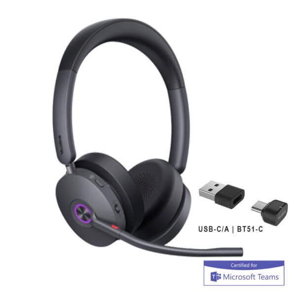 Picture of Yealink 1208678 BH74 Teams USB-C A Bluetooth Wireless Headset