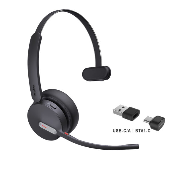Picture of Yealink 1208706 BH70 Mono UC USB-C A Essential Bluetooth Headset