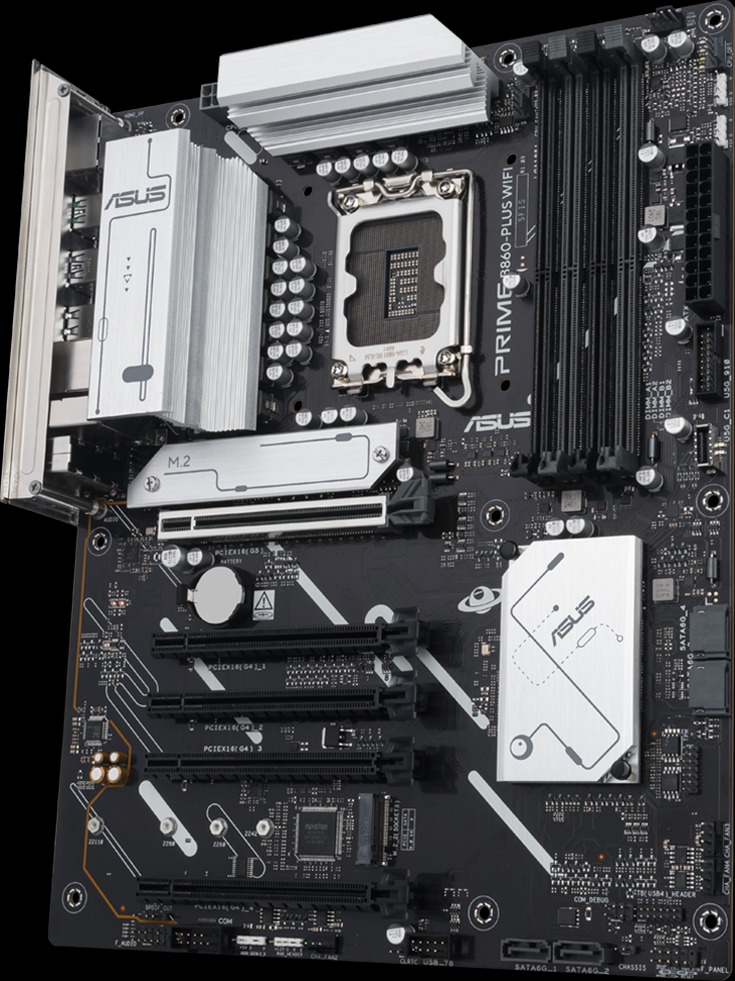 Picture of ASUS TeK PRIME B860-PLUS WIFI PRIME B860-PLUS Wi-Fi B860 LGA1851 192GB DDR5 ATX Motherboard