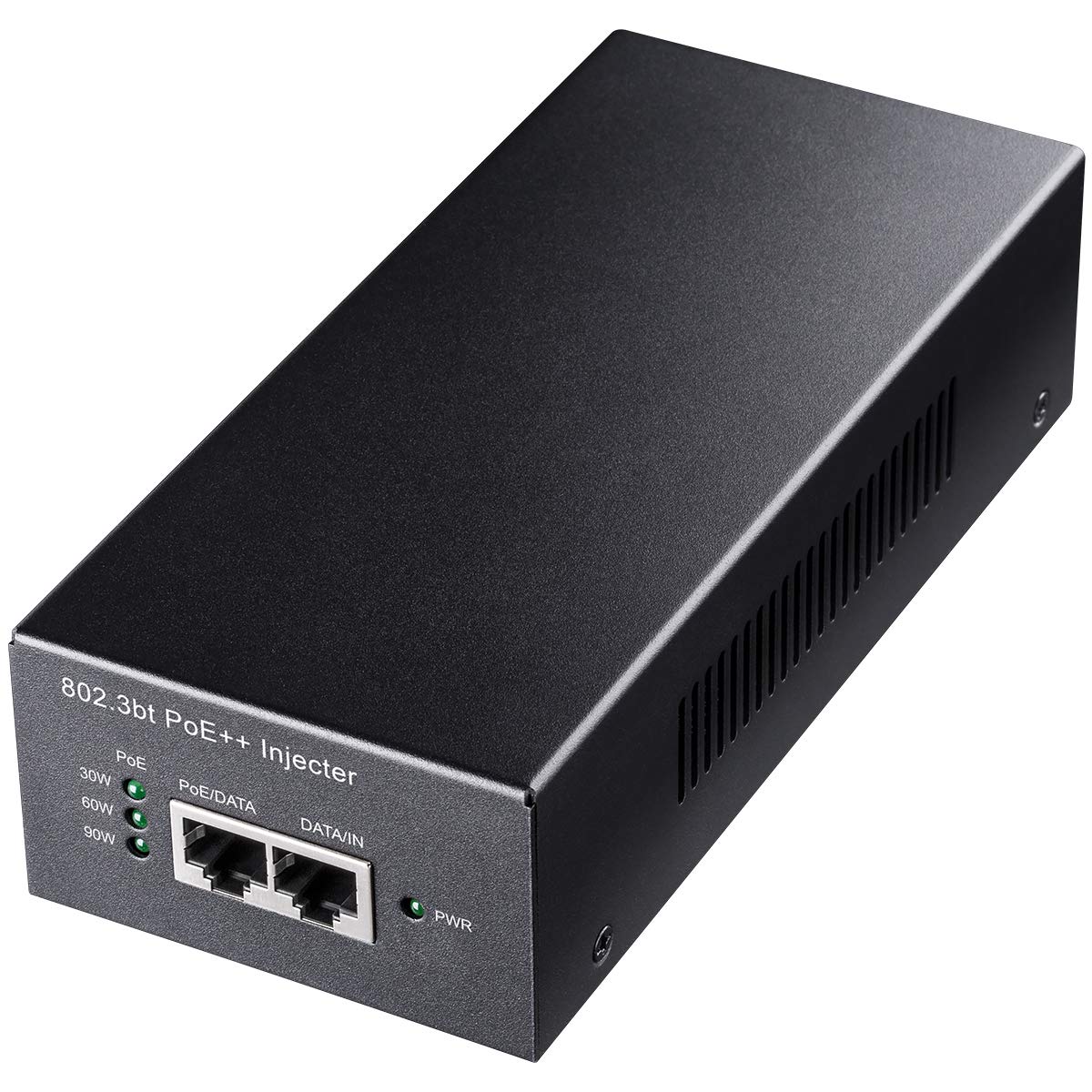Picture of Cudy POE400 90W Ultra Power Supply Gigabit PoE Injector Adapter - Plug & Play&#44; Metal Housing - Black