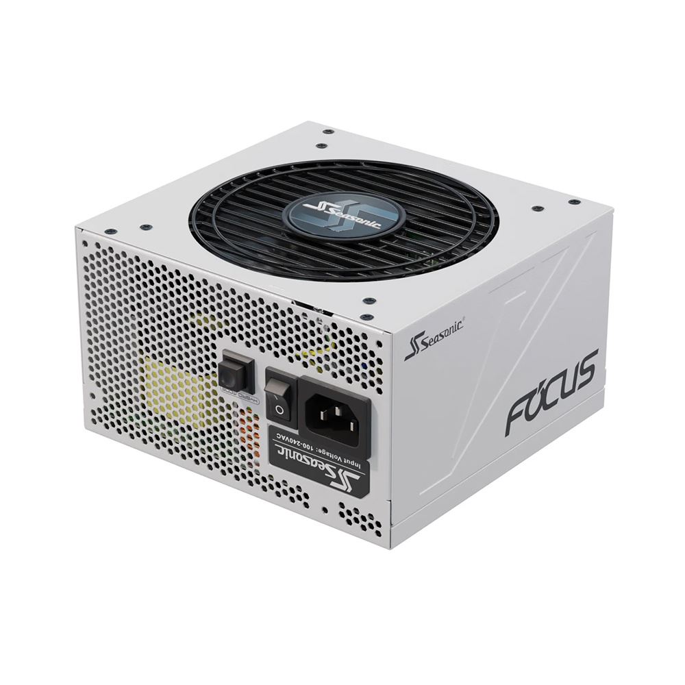 Picture of Seasonic SRP-FGX102-A5A32SF WHITE 1000W Focus GX-1000 ATX 3 White 80 plus Gold Cybernetics Gold ATX Fully Modular Power Supply - White