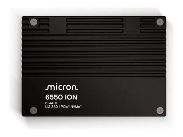 Picture of Micron MTFDLAL61T4THL-1BK1DFCYYR 61.44TB 6550 ION NVMe U.2 Gen 5 15 mm SSD