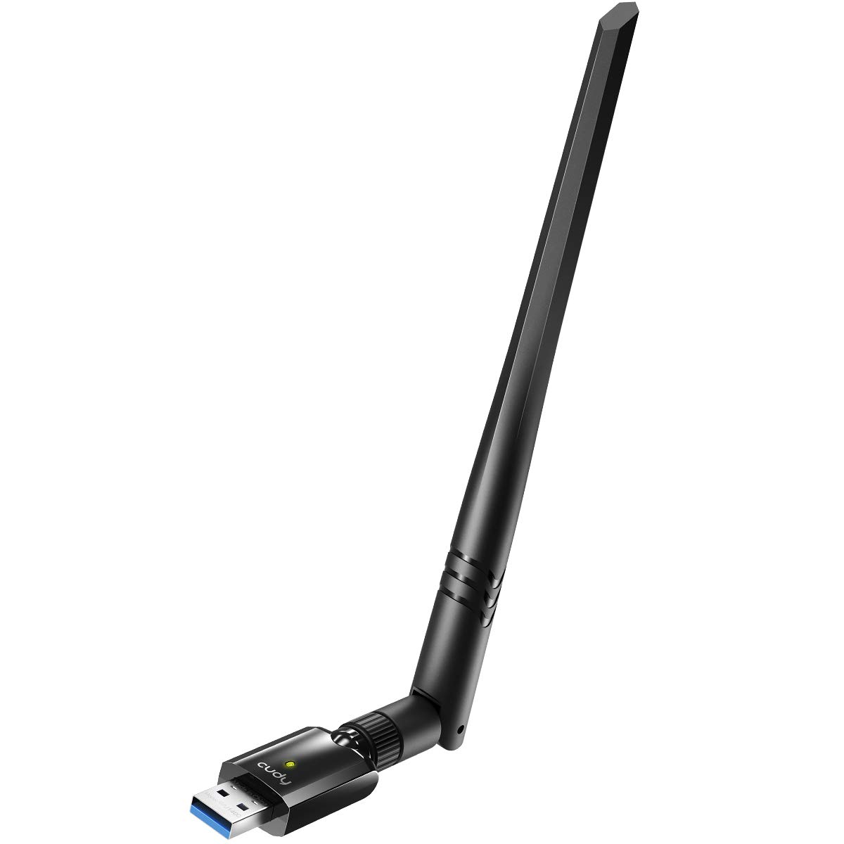 Picture of Cudy WU1400 5Ghz - 2.4Ghz 1300Mbps USB 3.0 Dual Band Wi-Fi Adapter&#44; 5dBi High Gain Antenna - Black