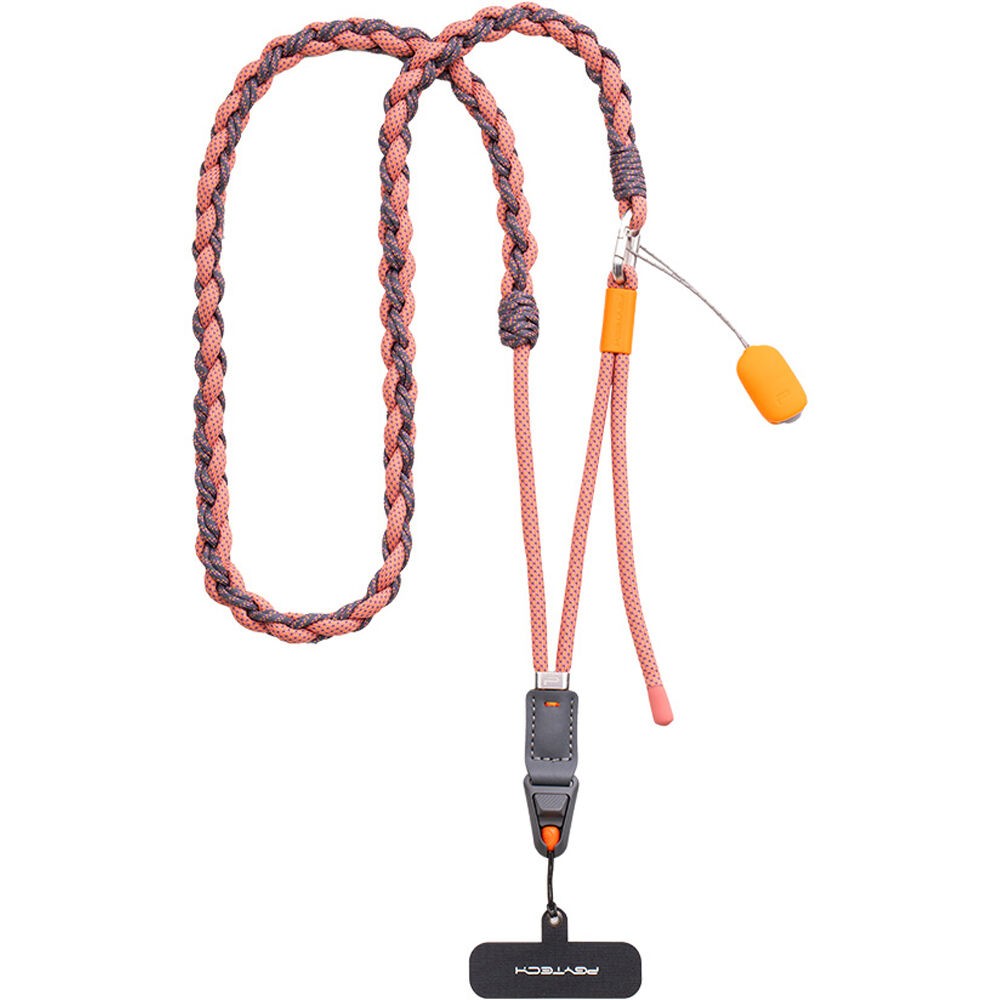 P-PG-058 Linkgo Phone Photography Strap Braided - Coral Pink