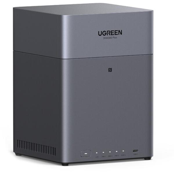UGREEN DH4300 Plus 4-Bay NAS Enclosure with 2.5GbE, RAID Support and HDMI