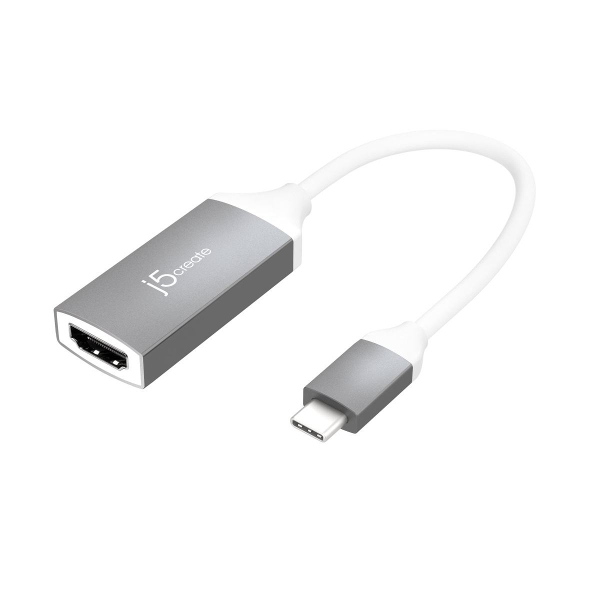 JCA153G USB-C to 4K HDMI Adapter for Supports 4K Video Resolutions RTL