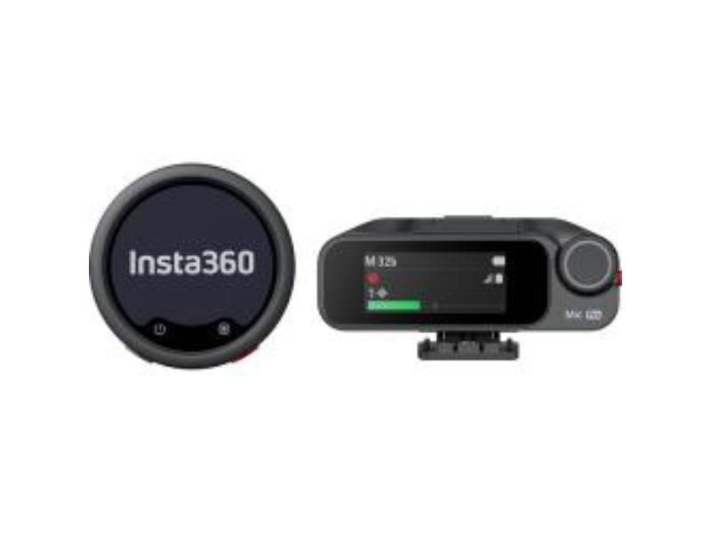 Insta360 Mic Pro Wireless Ai Noise-Canceling Lavalier Microphone System for Insta360 Cameras - Black