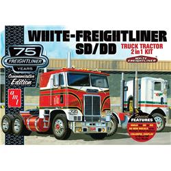 Picture of AMT AMT1046 Freightliner 2 in 1 SC & DD Cabover Tractor&#44; White