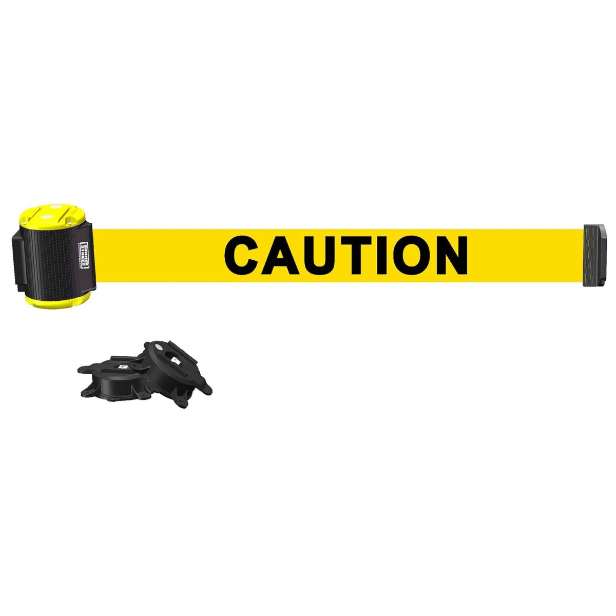 MH1501 15 ft. Magnetic Wall Mount Caution Banner - Yellow