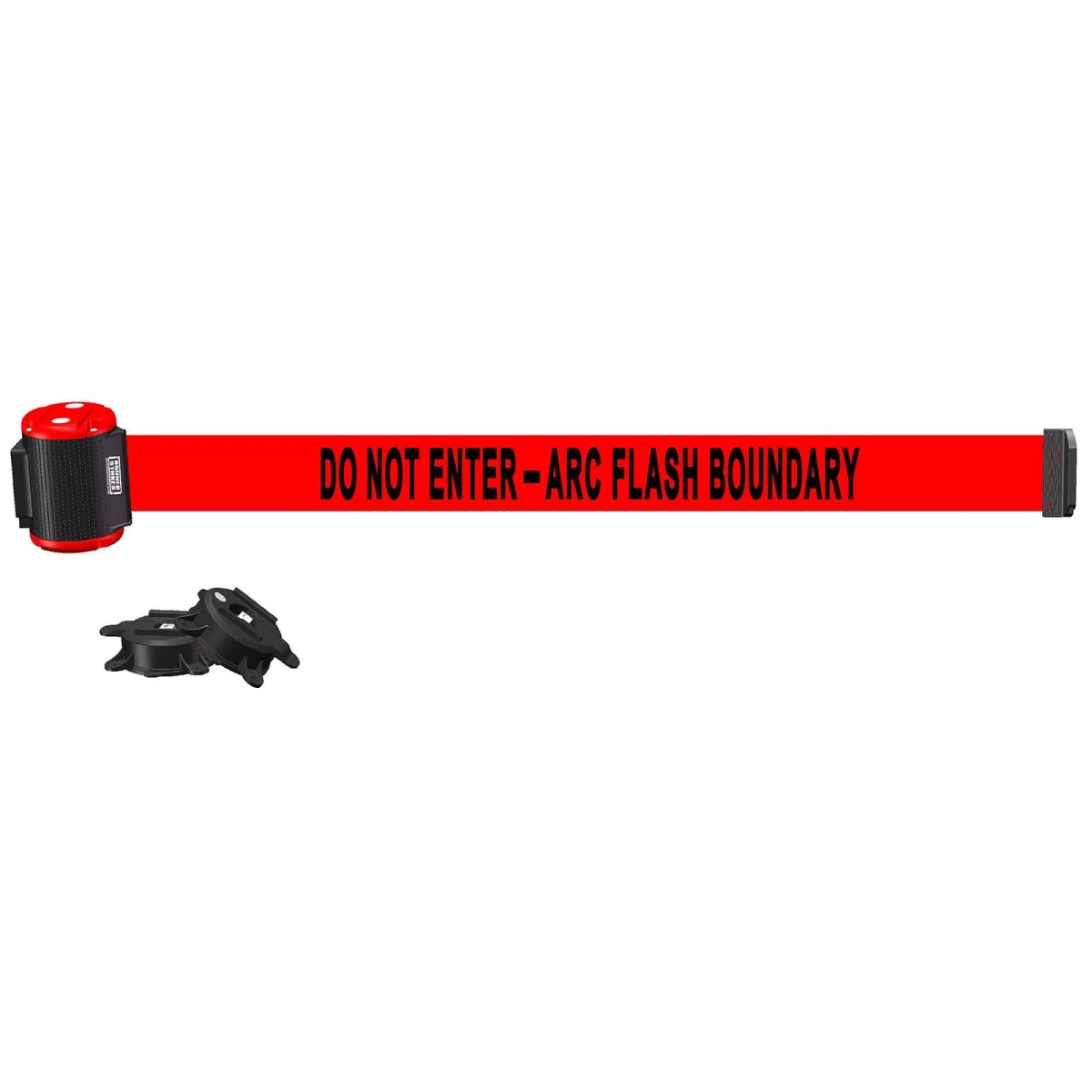 15 ft. Magnetic Wall Mount Do Not Enter Arc Flash Boundary Banner - Red