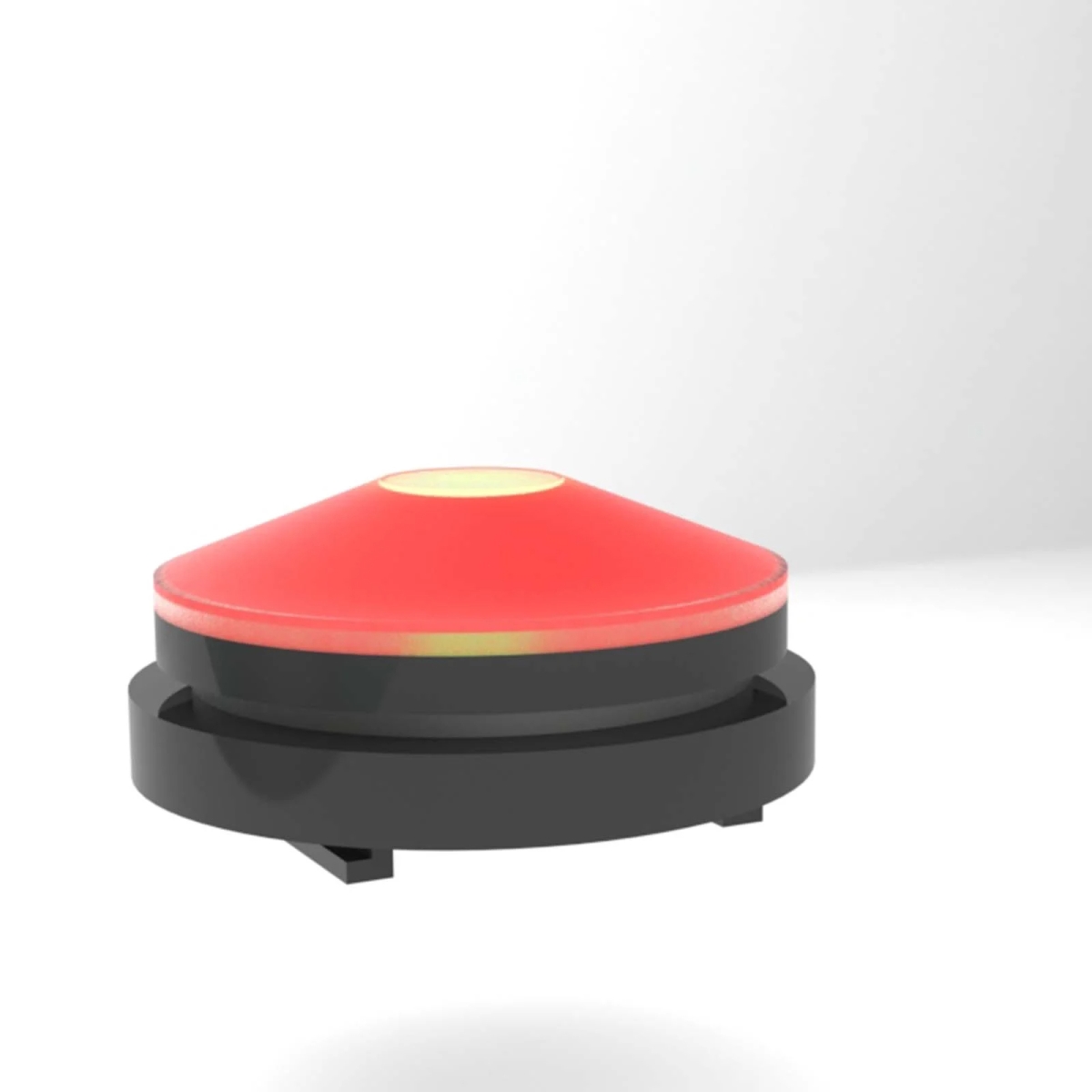 MH1520 15 ft. Magnetic Wall Mount Barrier Strobe Light with Attachment - Red