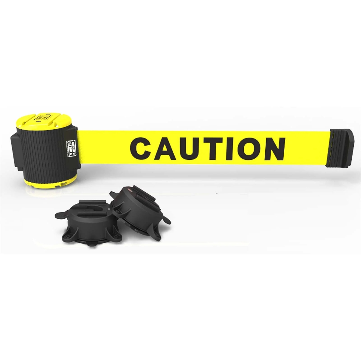 MH5001 30 ft. Magnetic Wall Mount Caution Banner - Yellow