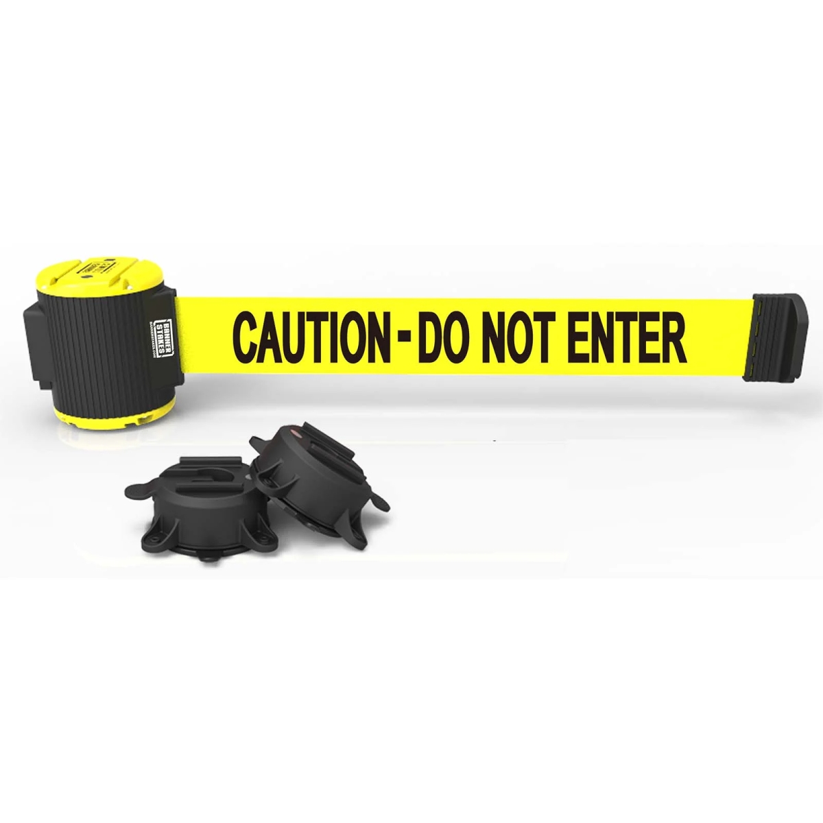 MH5002 30 ft. Magnetic Wall Mount Caution Do Not Enter Banner - Yellow