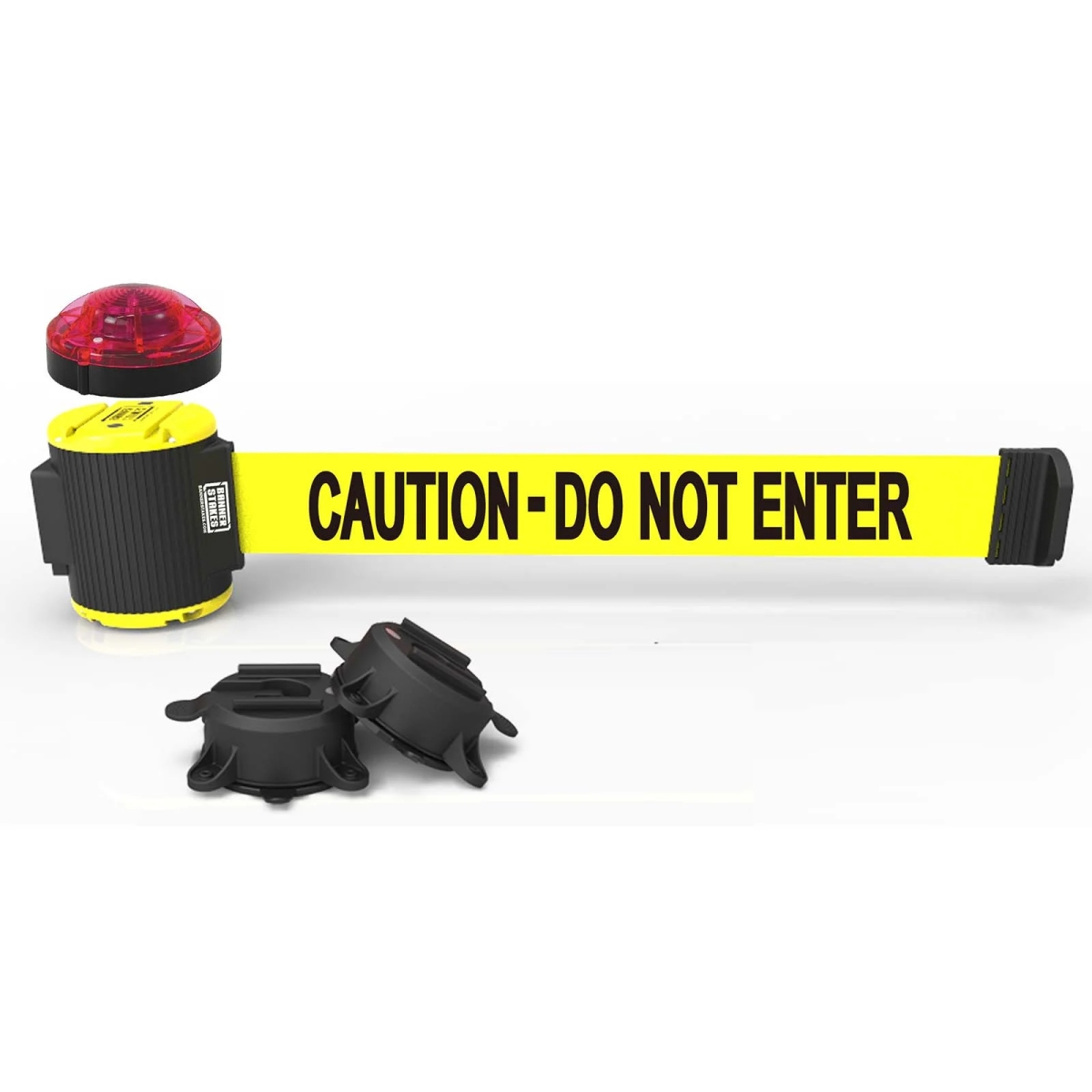 MH5002L 30 ft. Magnetic Wall Mount with Light Kit & Caution Do Not Enter Banner - Yellow