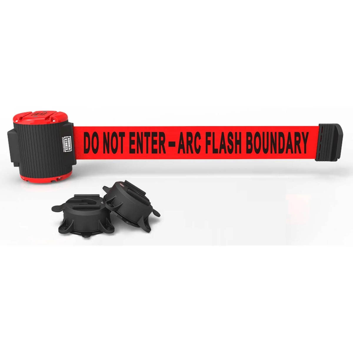 MH5011 30 ft. Magnetic Wall Mount Do Not Enter Arc Flash Boundary Banner - Red