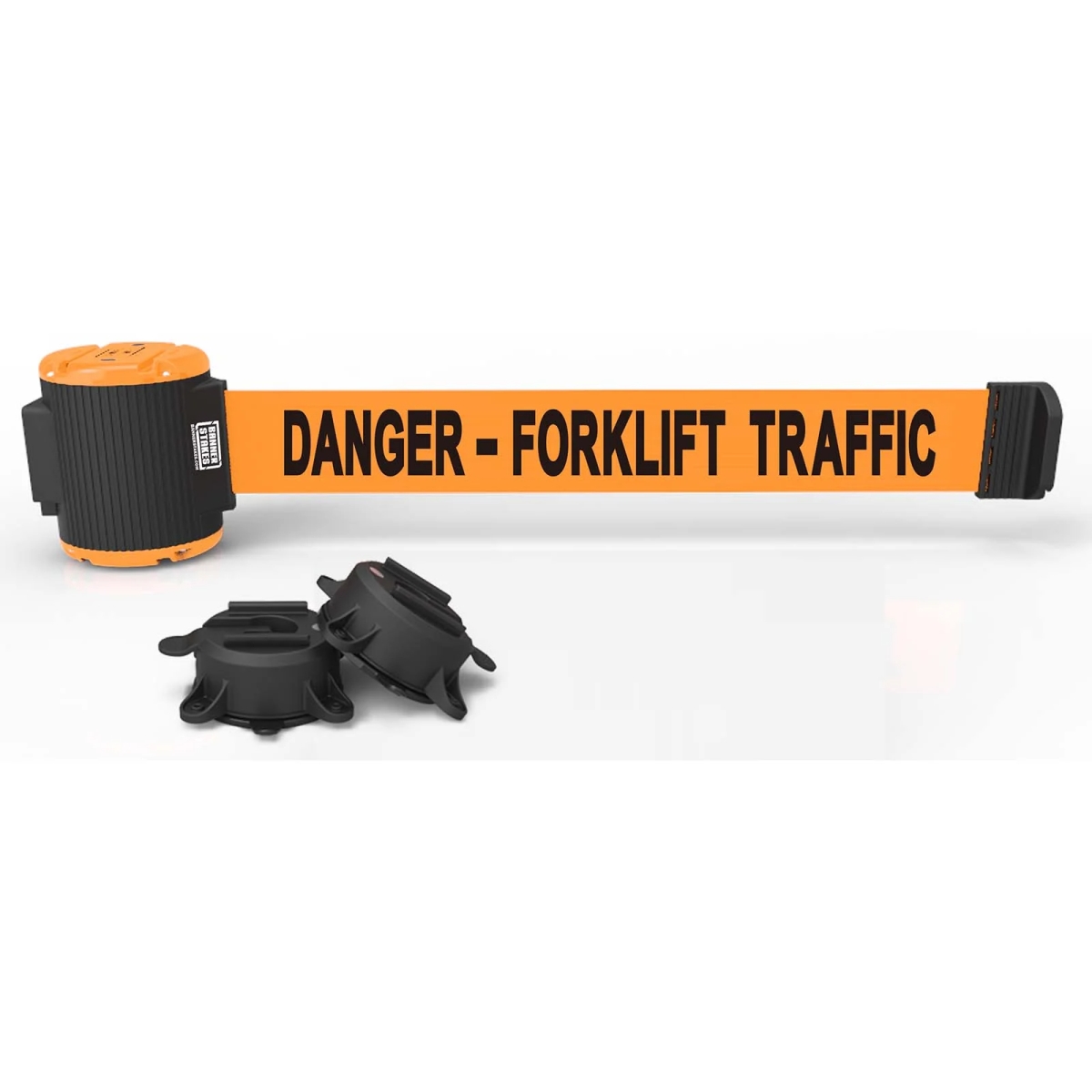 MH5013 30 ft. Magnetic Wall Mount Danger Forklift Traffic Banner - Orange