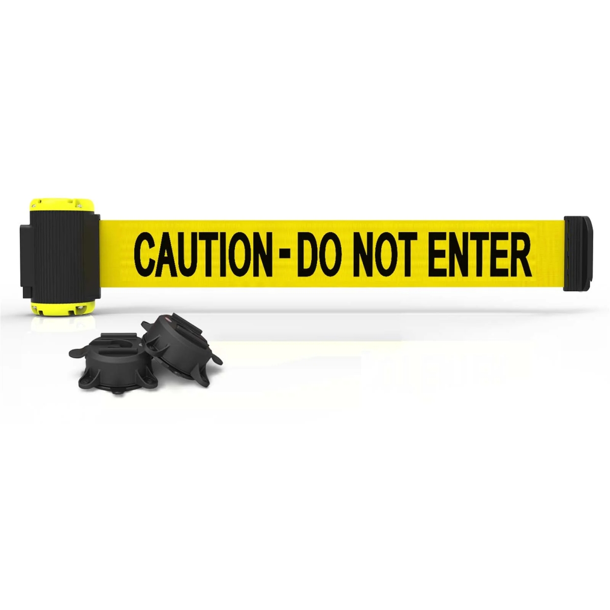 MH7003 7 ft. Magnetic Wall Mount Caution Do Not Enter Banner - Yellow