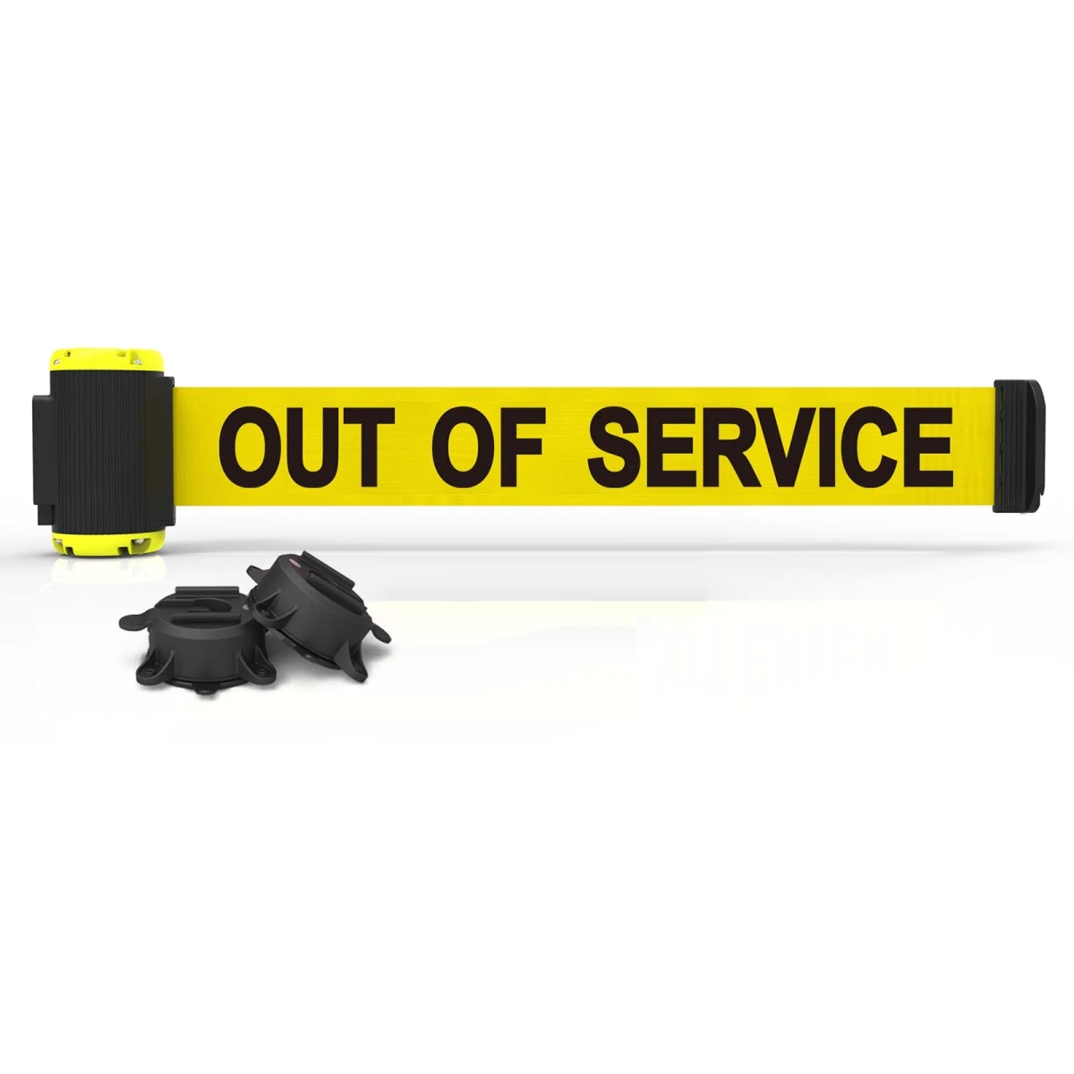 MH7005 7 ft. Magnetic Wall Mount Out of Service Banner - Yellow