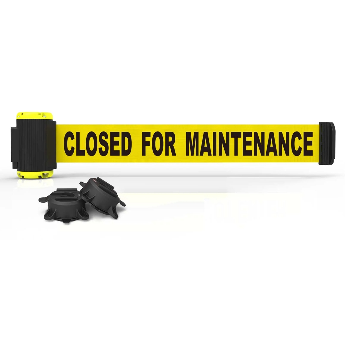 MH7006 7 ft. Magnetic Wall Mount Closed for Maintenance Banner - Yellow