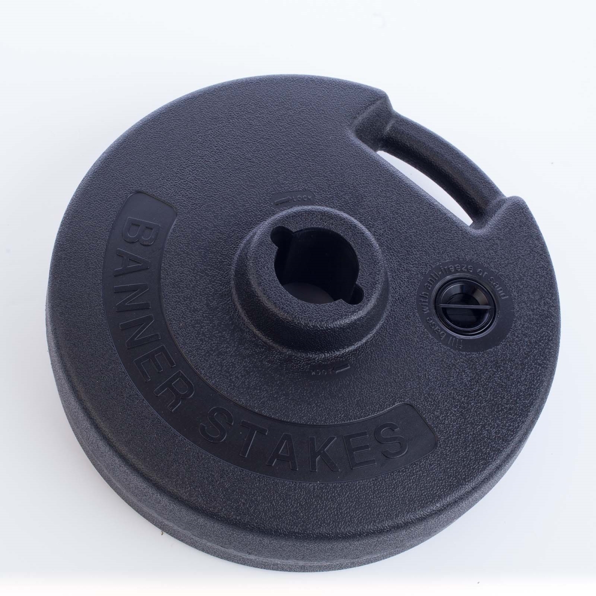 PL4024 Plus Plastic Banner Base - Black