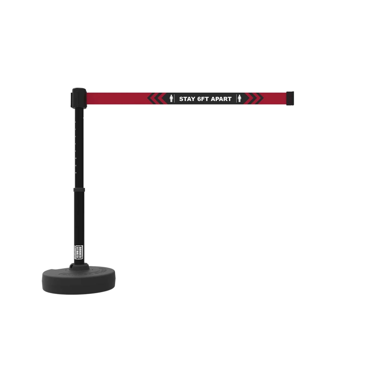 PL4174 Plus Barrier Set - Black - Stay 6 ft. Apart