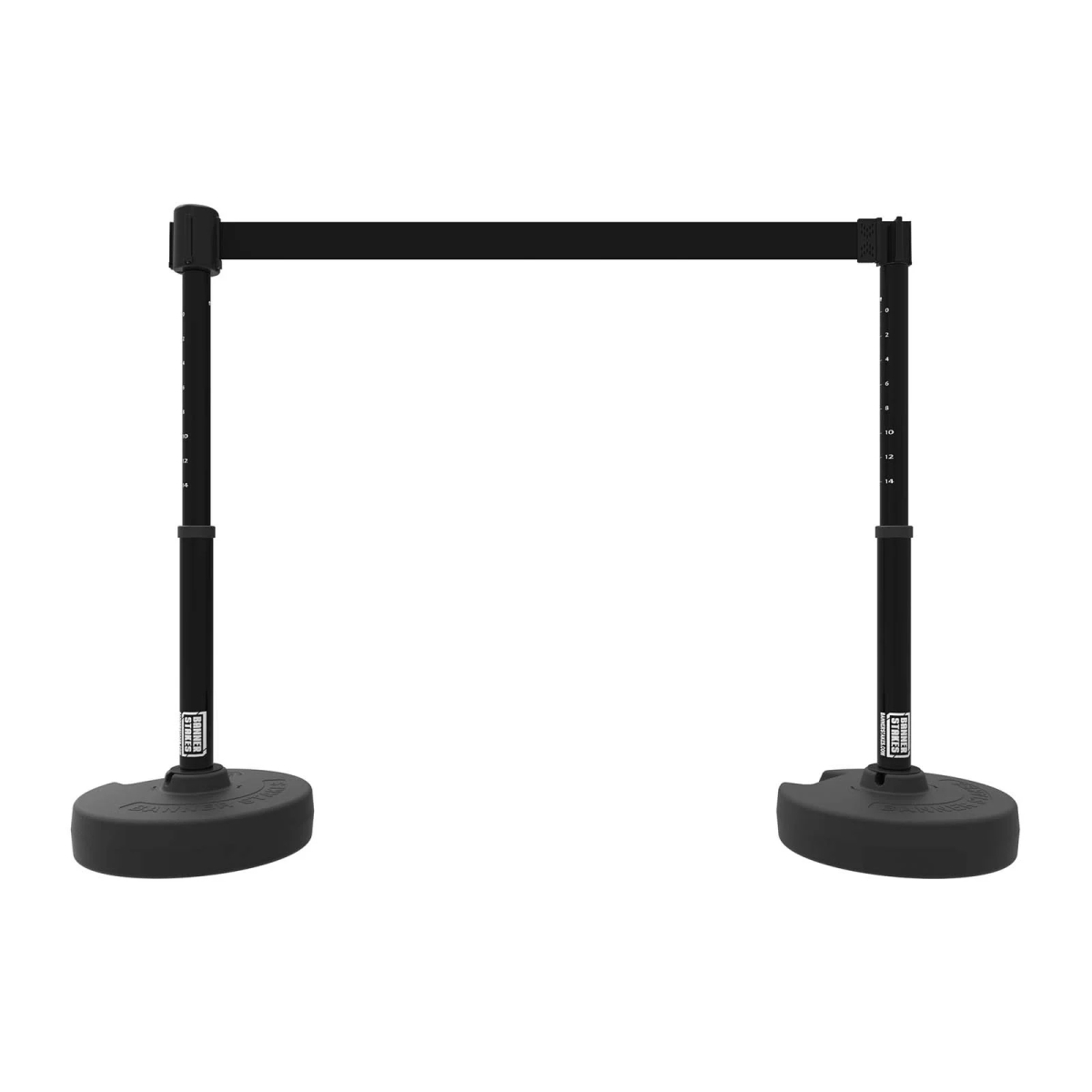 PL4204 Plus Barrier Set X2 with Blank Black Banner