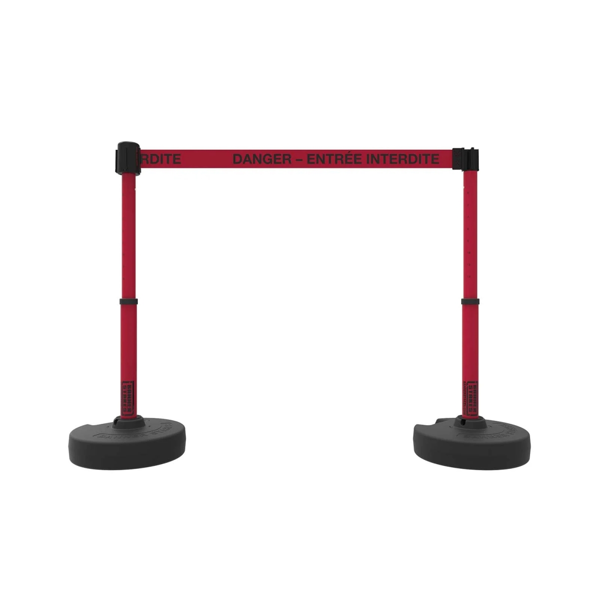 PL4247 Plus Barrier Set X2 - Red - Danger Entree Interdite